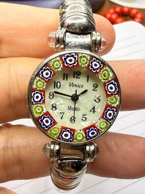 Murano Venice Italian Art Glass  Watch
